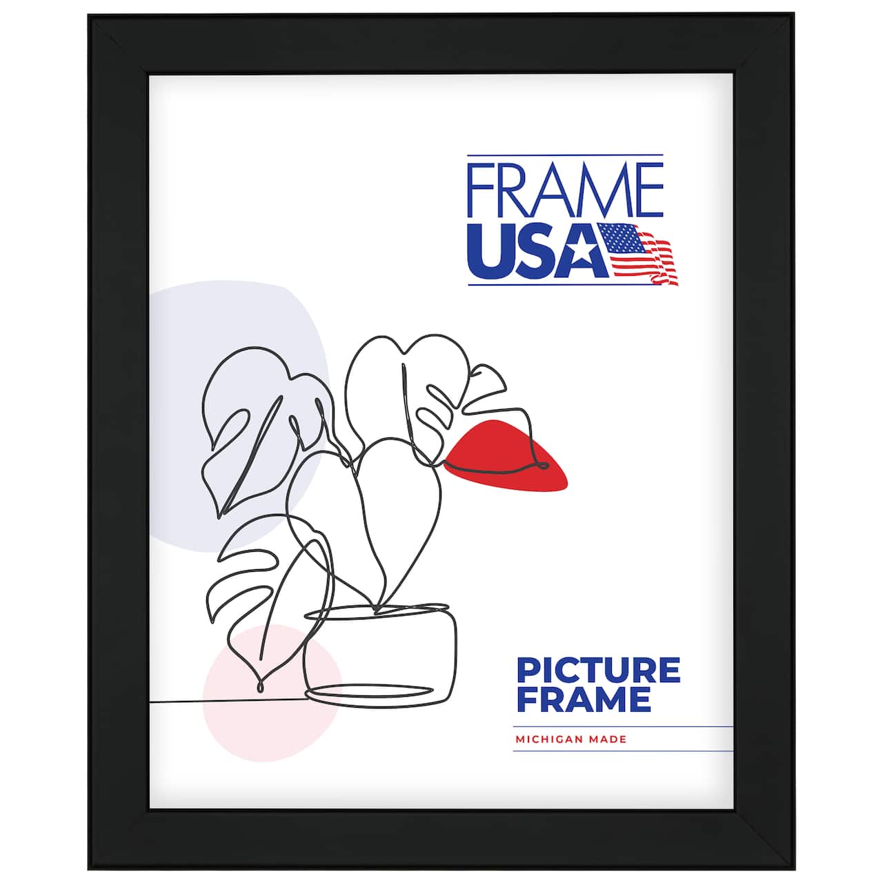 Frame USA TRUE Depth Black Single Image Picture Frame